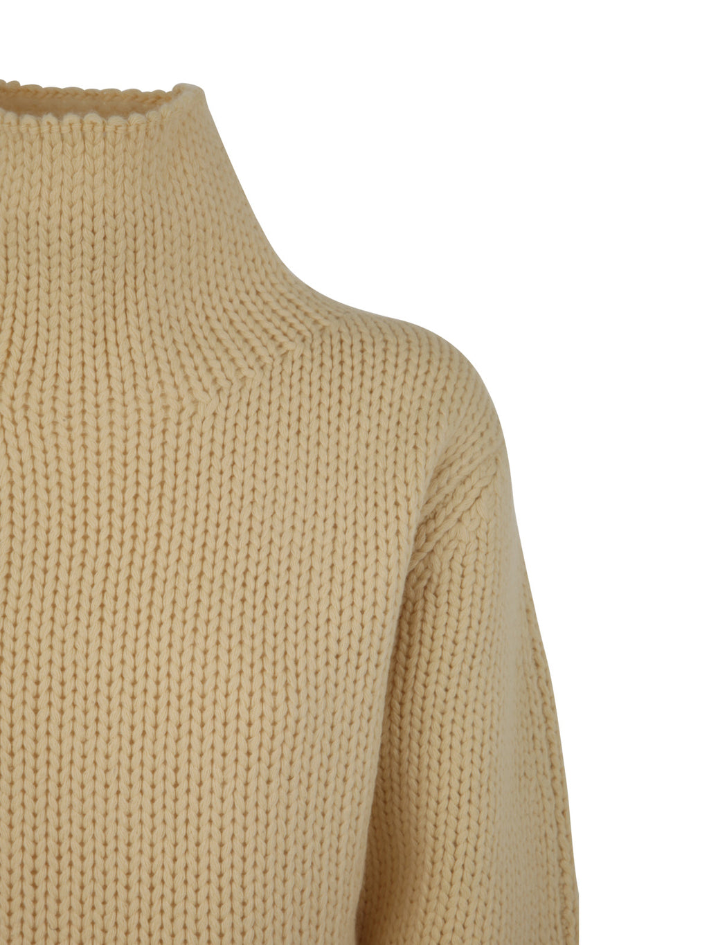 Jil Sander Women Long Sleeved Hign Neck Sweater