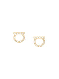 Ferragamo Women Gancini Crystals Earrings - L