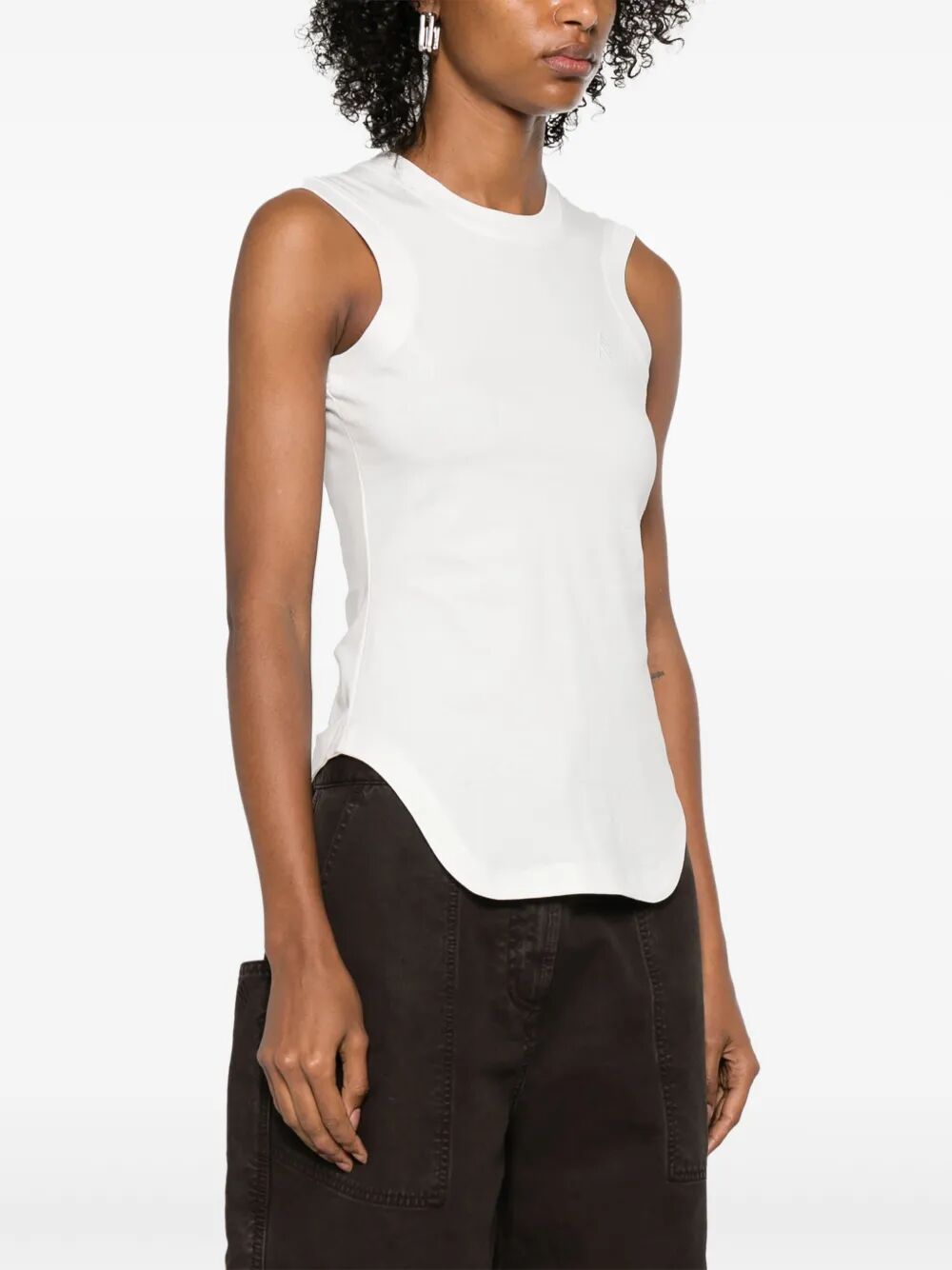 The Attico Women Light Jersey Tank Top