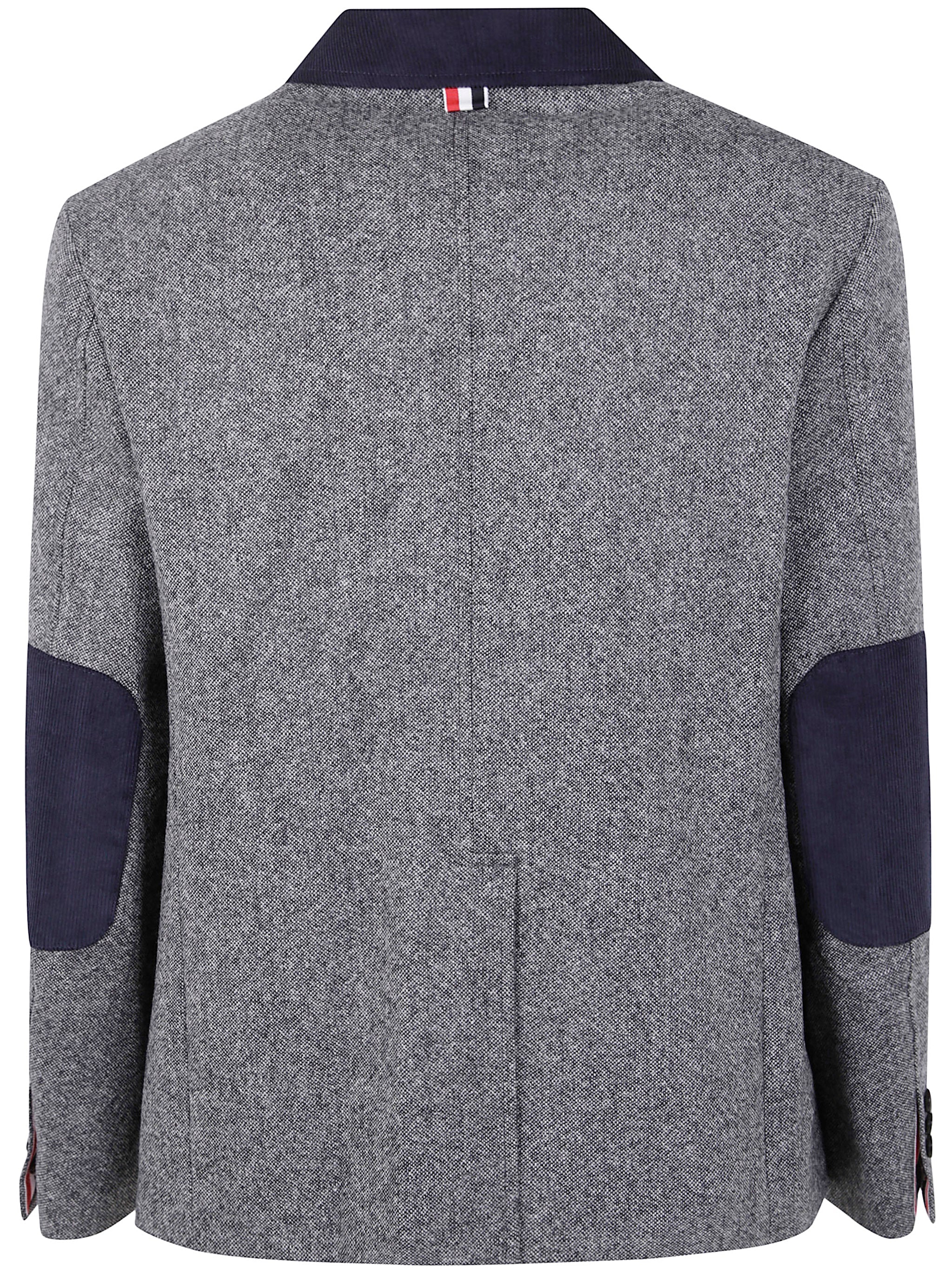Thom Browne Men Fisherman Shawl Solid Donegal Tweed