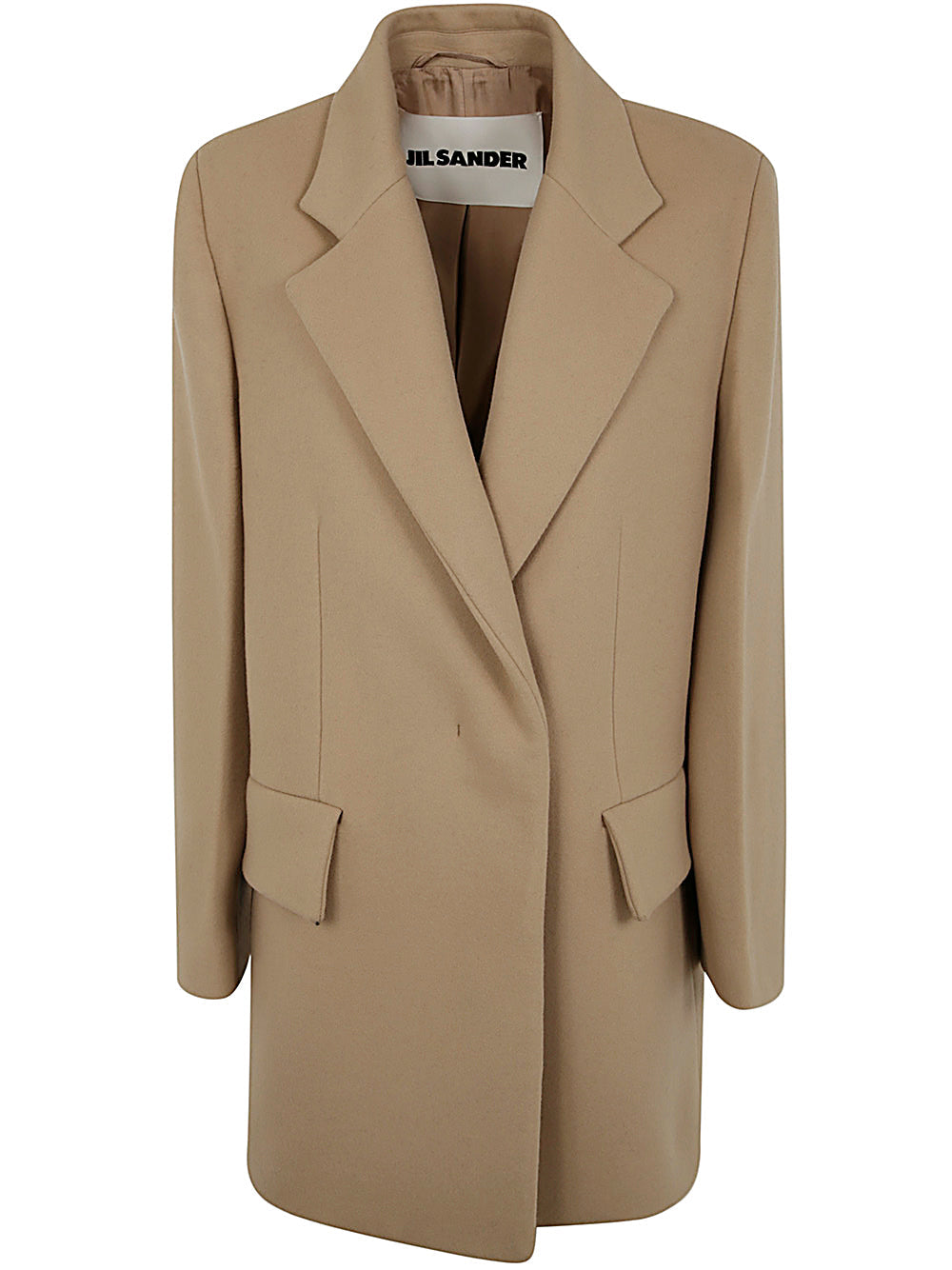 Jil Sander Women Short Double Breasted Tailor Made Crombie