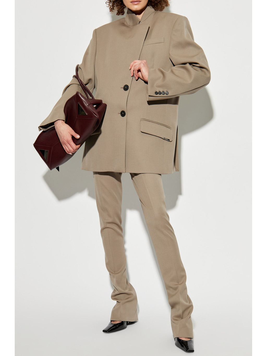 The Attico Women Gabardine Long Pant