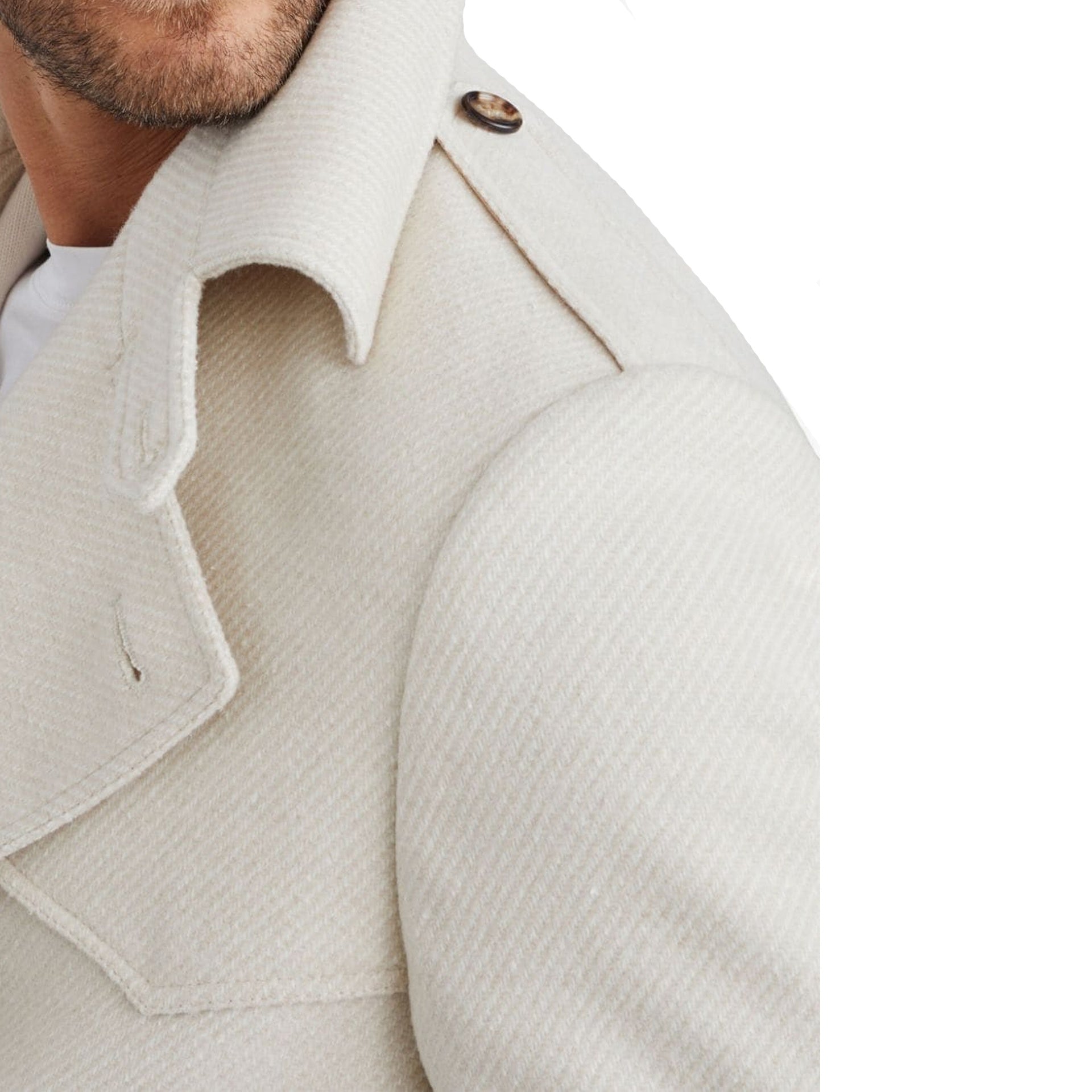 Brunello Cucinelli Wool Trench Coat Men