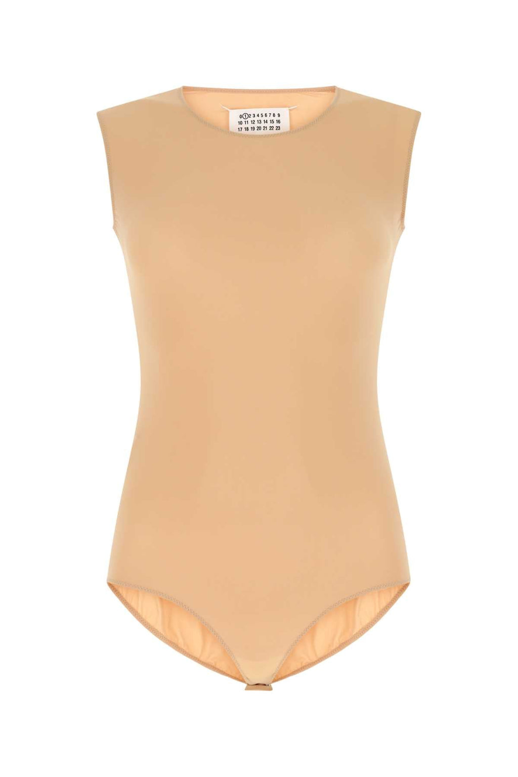 Maison Margiela Women Skin Pink Stretch Nylon Body
