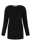 Off White Women Black Wool Sweater