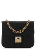 Maison Margiela Women Two-Tone Leather And Cotton New Lock Square Handbag