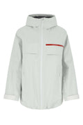 Prada Women Chalk Gore-Texâ® Oversize K-Way