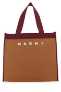 Marni Women Two-Tone Fabric Medium Shopping Bag