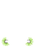Bottega Veneta Women Acid Green 925 Silver Cone Earrings