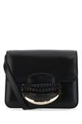 Chloe Women Black Leather Kattie Clutch