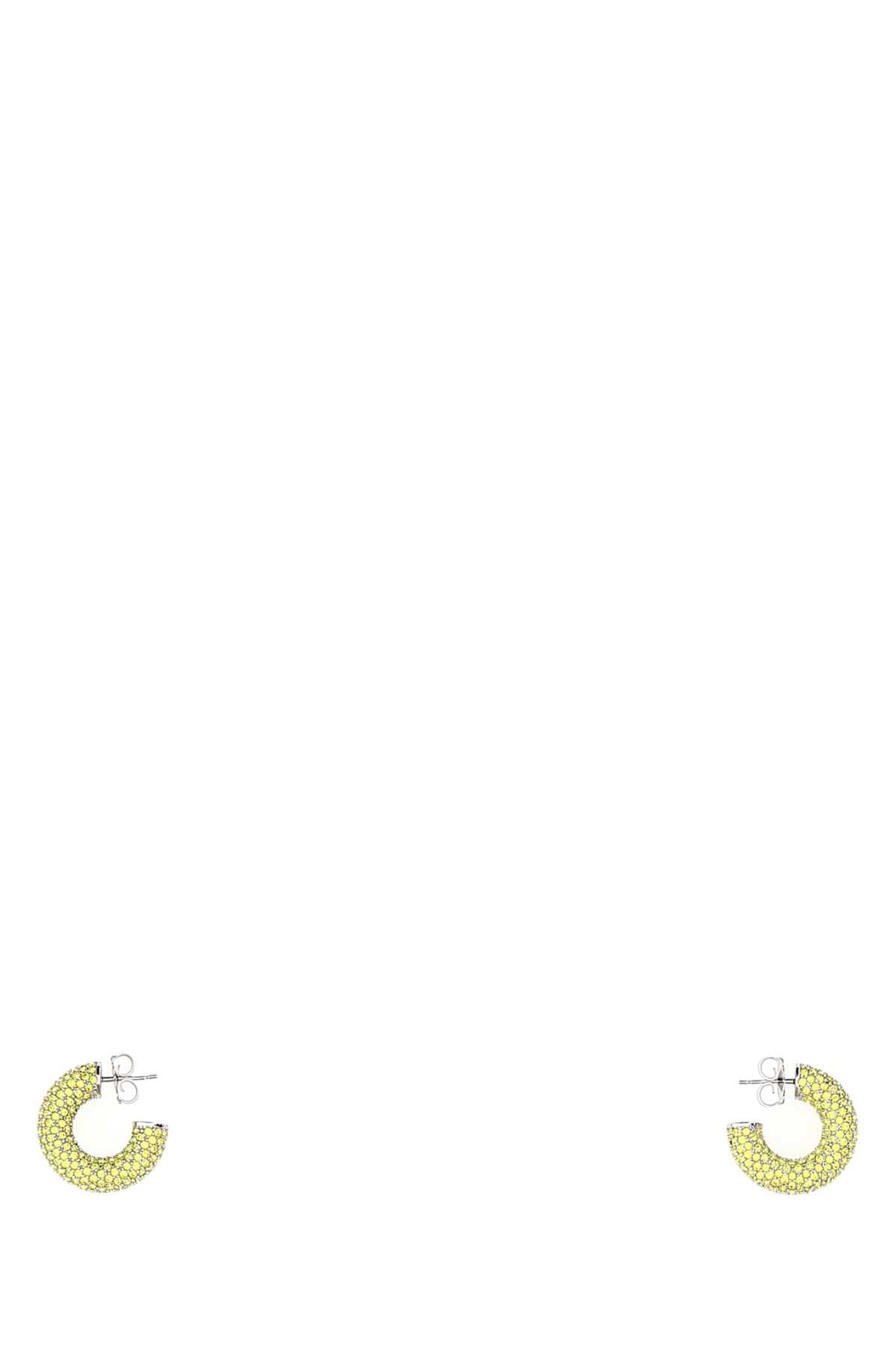 Amina Muaddi Women Embellished Metal Mini Cameron Earrings