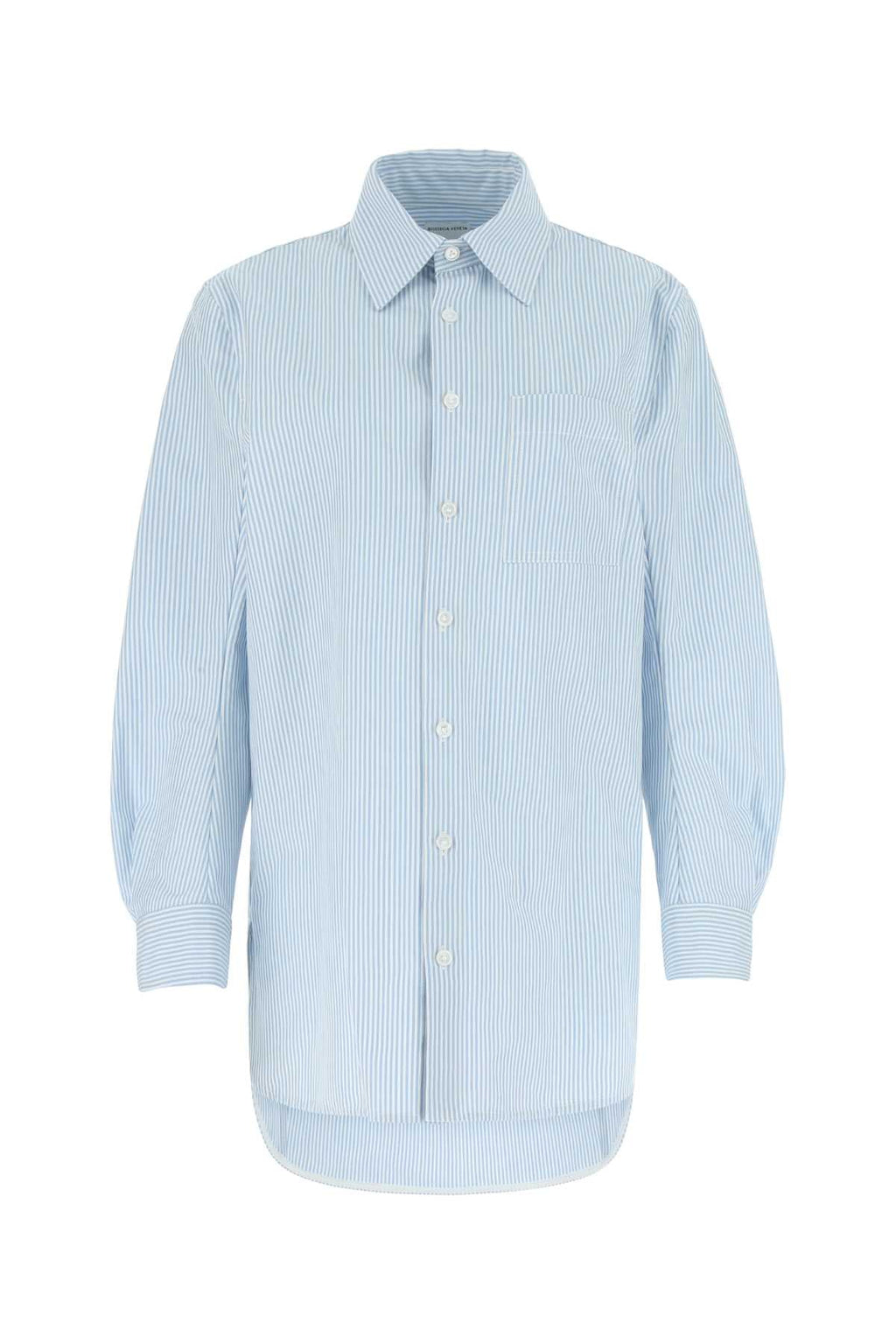Bottega Veneta Women Embroidered Cotton Oversize Shirt