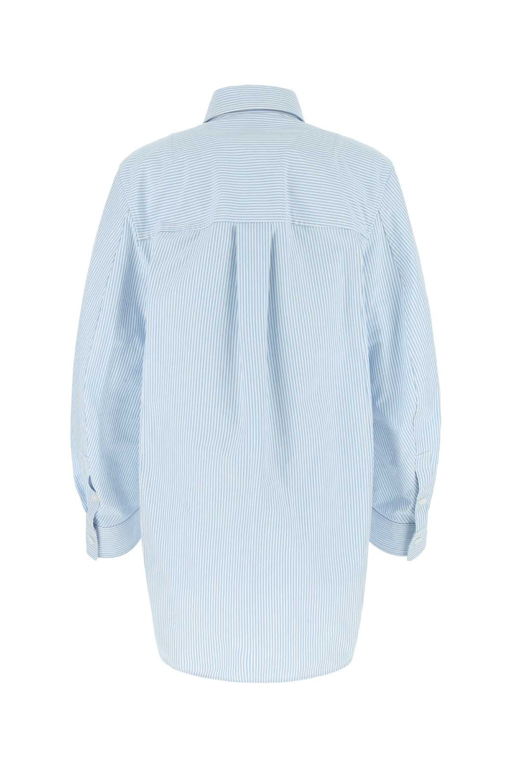 Bottega Veneta Women Embroidered Cotton Oversize Shirt