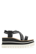 Stella Mccartney Women Two-Tone Fabric Sneak Elyse Sandals