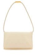 Marni Women Ivory Leather Prisma Shoulder Bag