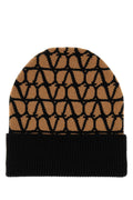 Valentino Garavani Women Printed Cashmere Beanie Hat