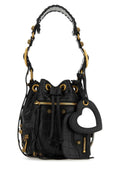 Balenciaga Women Black Leather Le Cagole Xs Bucket Bag