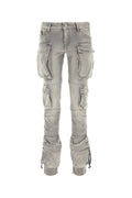 The Attico Women Grey Denim Jeans