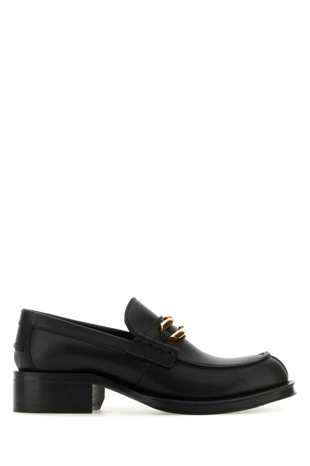 Lanvin Women Black Leather Medley Loafers