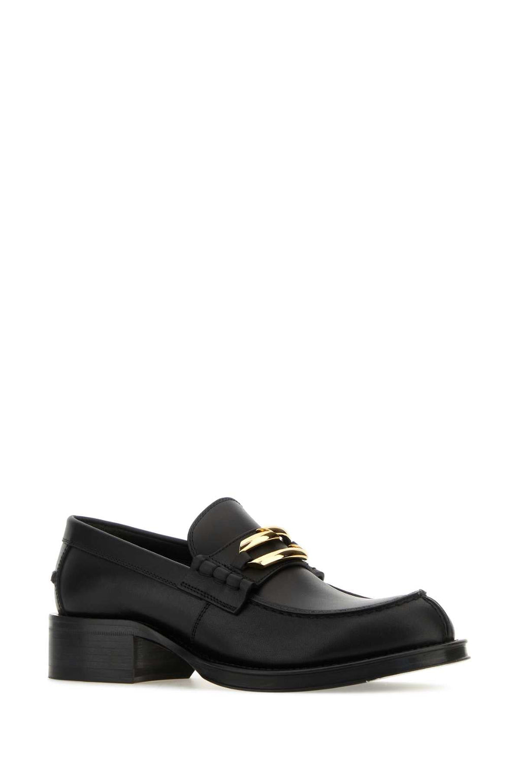 Lanvin Women Black Leather Medley Loafers