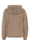 Prada Women Printed Nylon Windbreaker