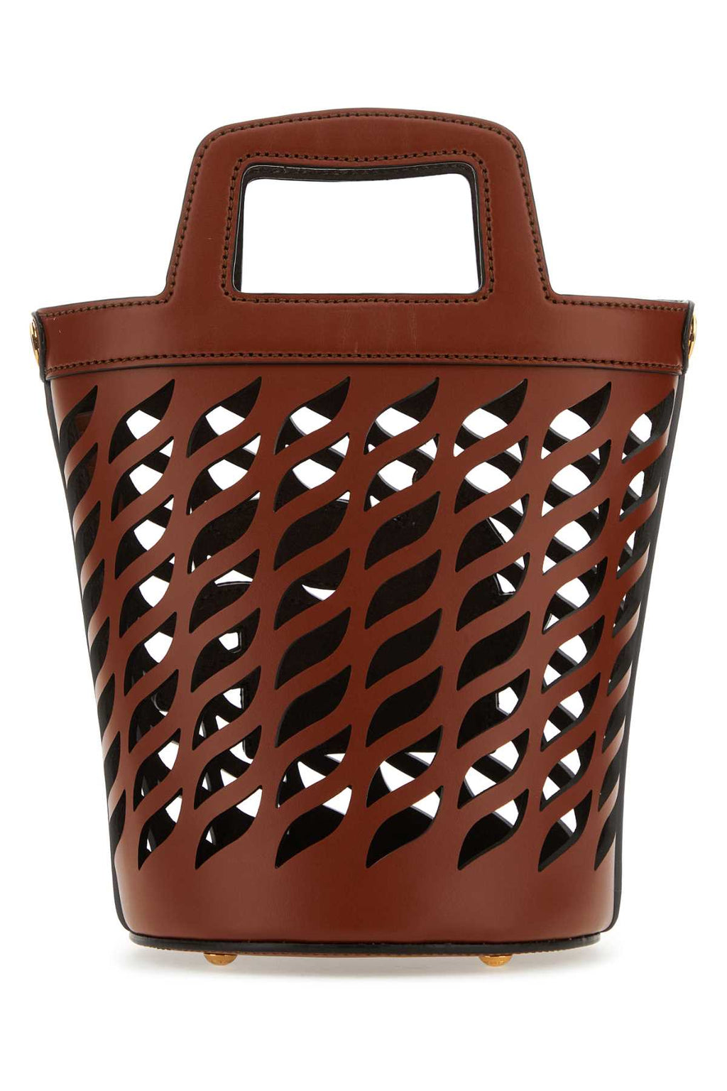 Etro Women Brown Leather Coffa Bucket Bag