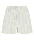 Bottega Veneta Women Printed Leather Shorts