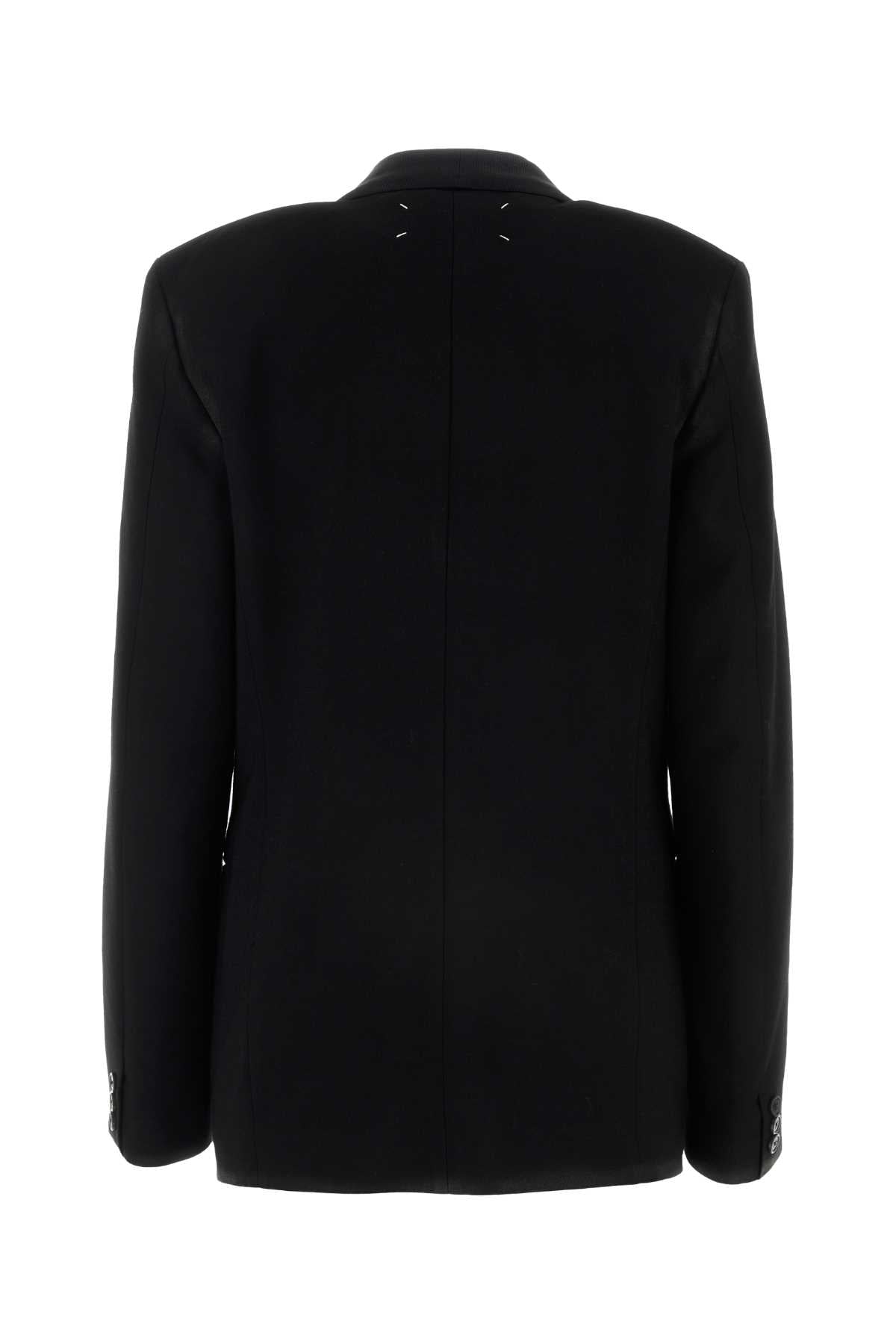 Maison Margiela Women Black Gabardine Blazer