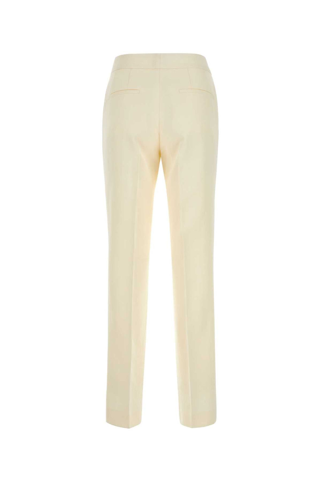 Jil Sander Women Ivory Viscose Blend Pant
