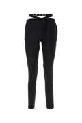 The Attico Women Black Jersey Pant