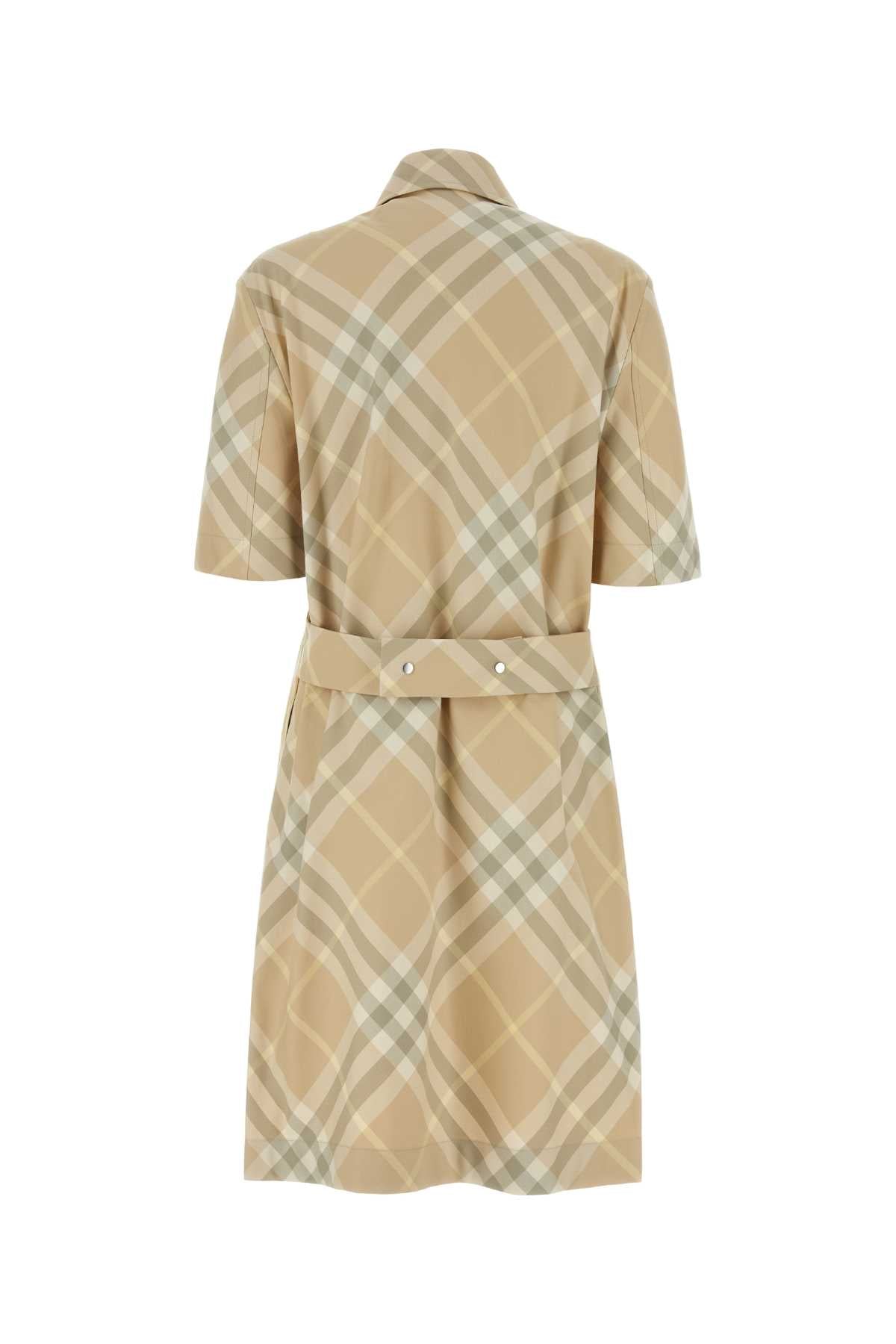 Burberry Women Embroidered Cotton Shirt Dress