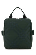 Burberry Men Bottle Green Fabric Crossbody Bag