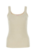 Valentino Garavani Women Sand Silk Tank Top
