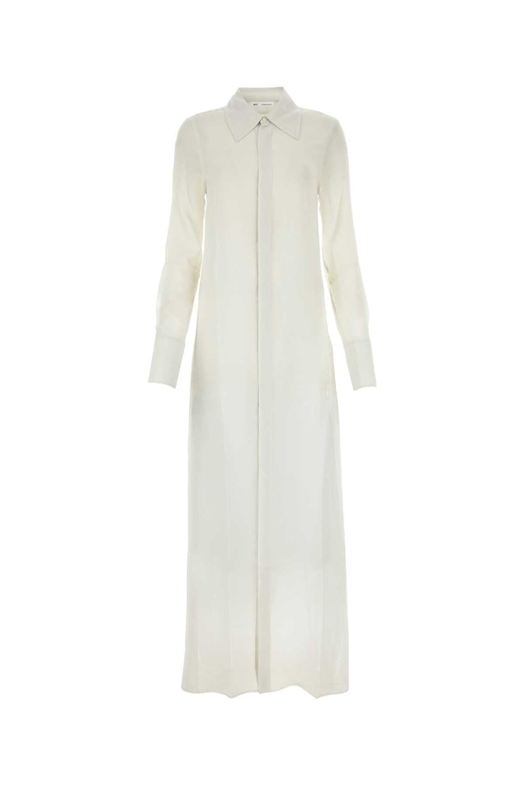 Ami Women Chalk Crepe Shirt Dress