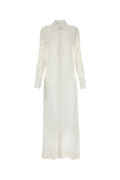 Ami Women Chalk Crepe Shirt Dress
