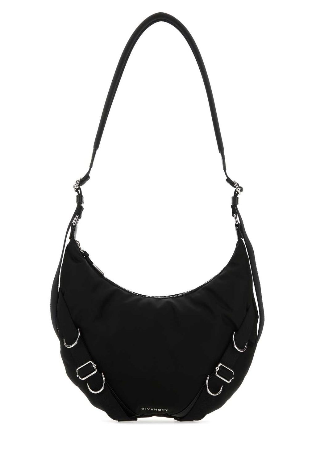 Givenchy Men Black Nylon Blend Voyou Crossbody Bag