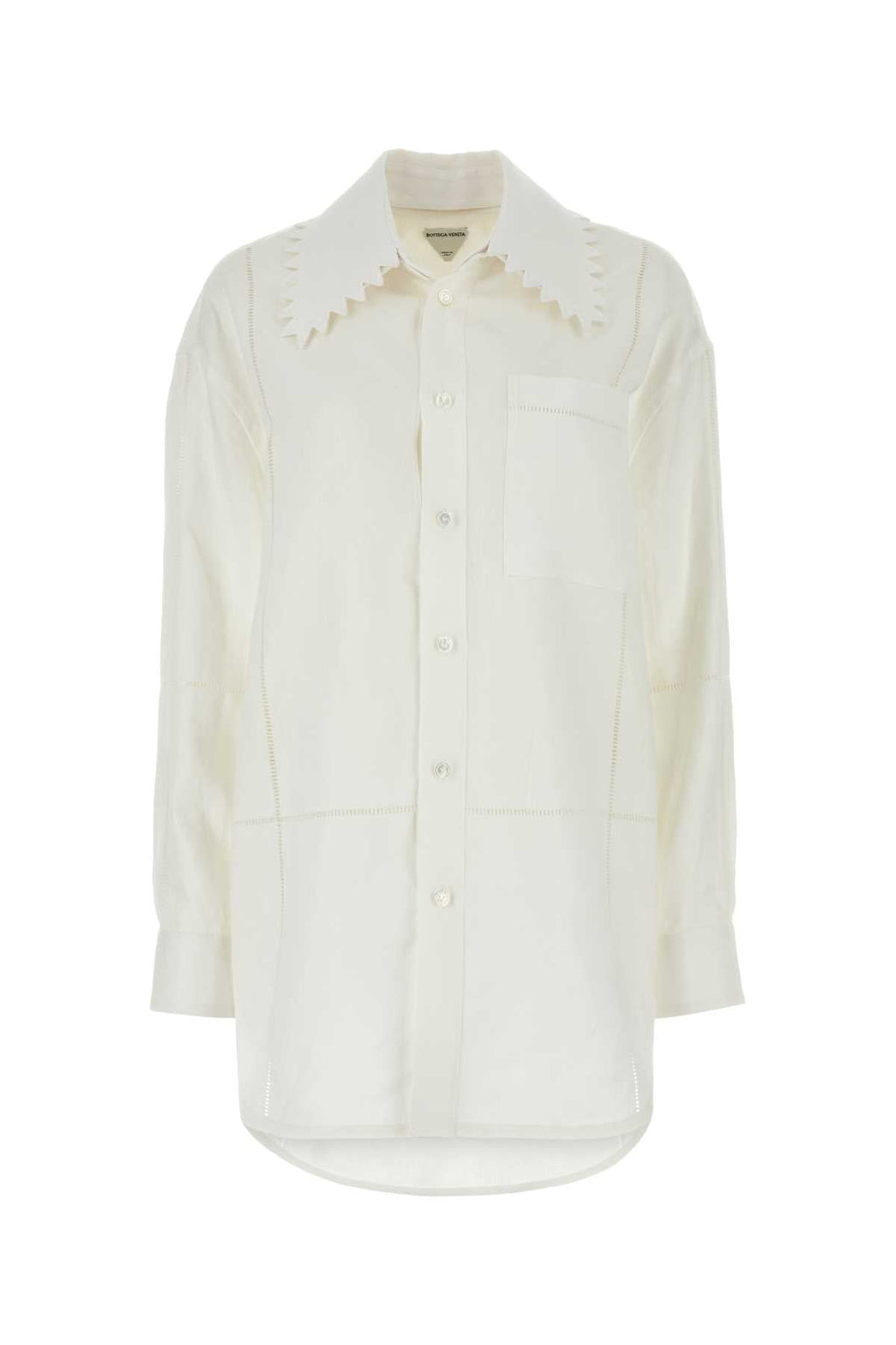 Bottega Veneta Women White Linen Shirt