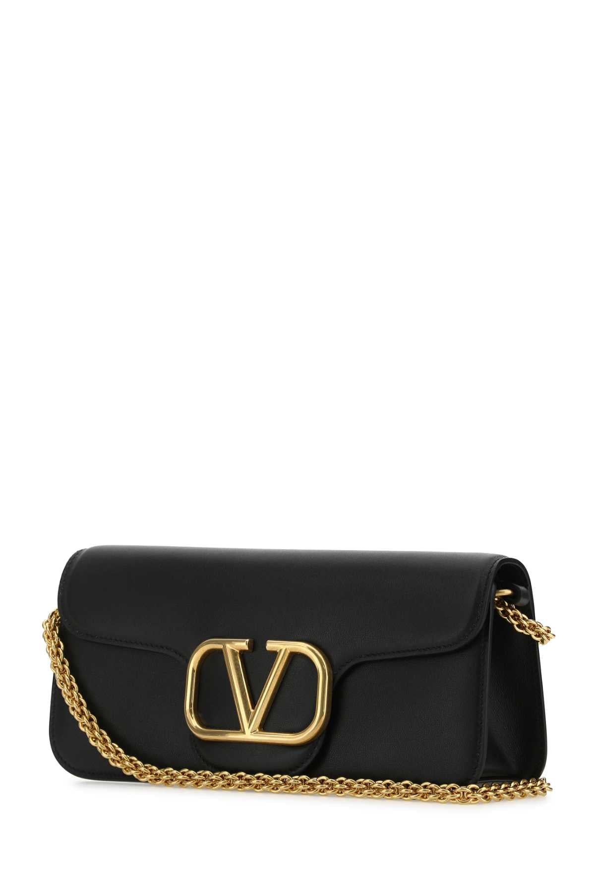 Valentino Garavani Women Black Leather Locã² Handbag