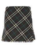 Burberry Women Embroidered Polyester Blend Mini Skirt