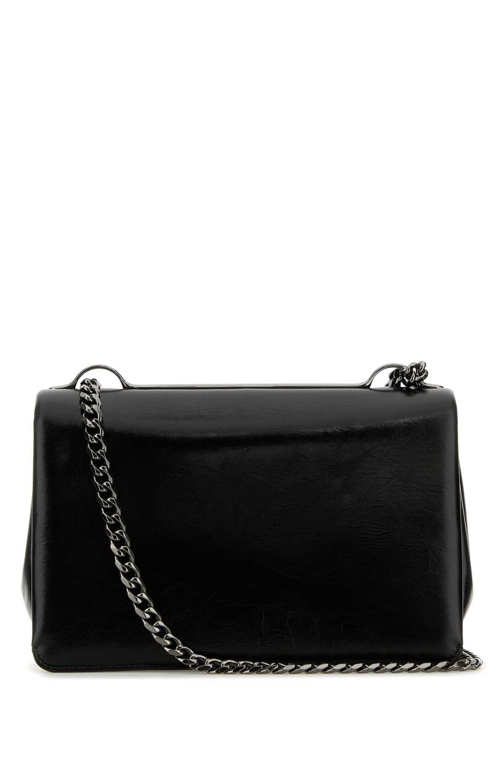 Valentino Garavani Women Black Leather Medium Vlogo Shoulder Bag