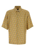 Fendi Men Printed Silk Shirt
