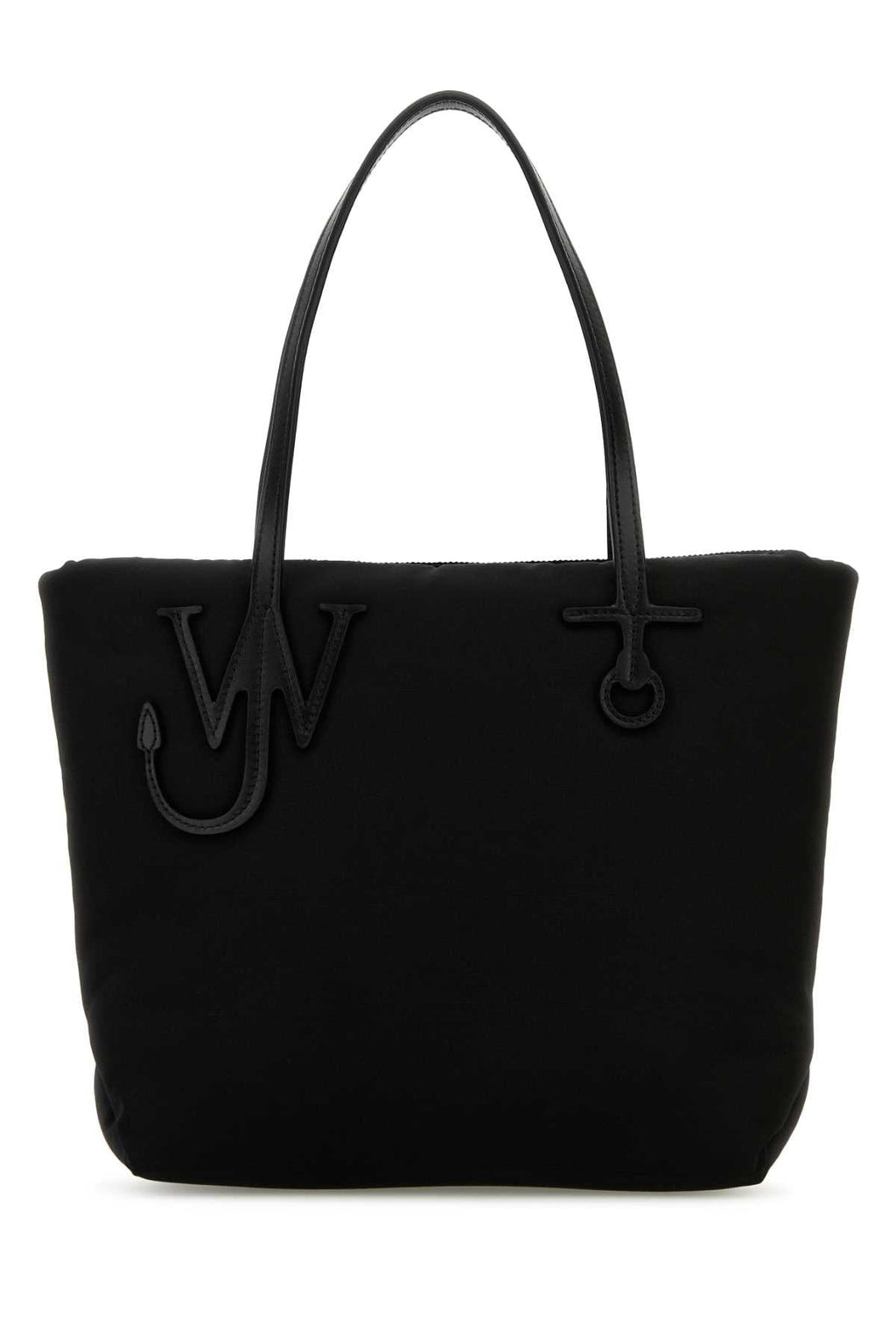 Jw Anderson Women Black Fabric Puffy Anchor Shopping Bag
