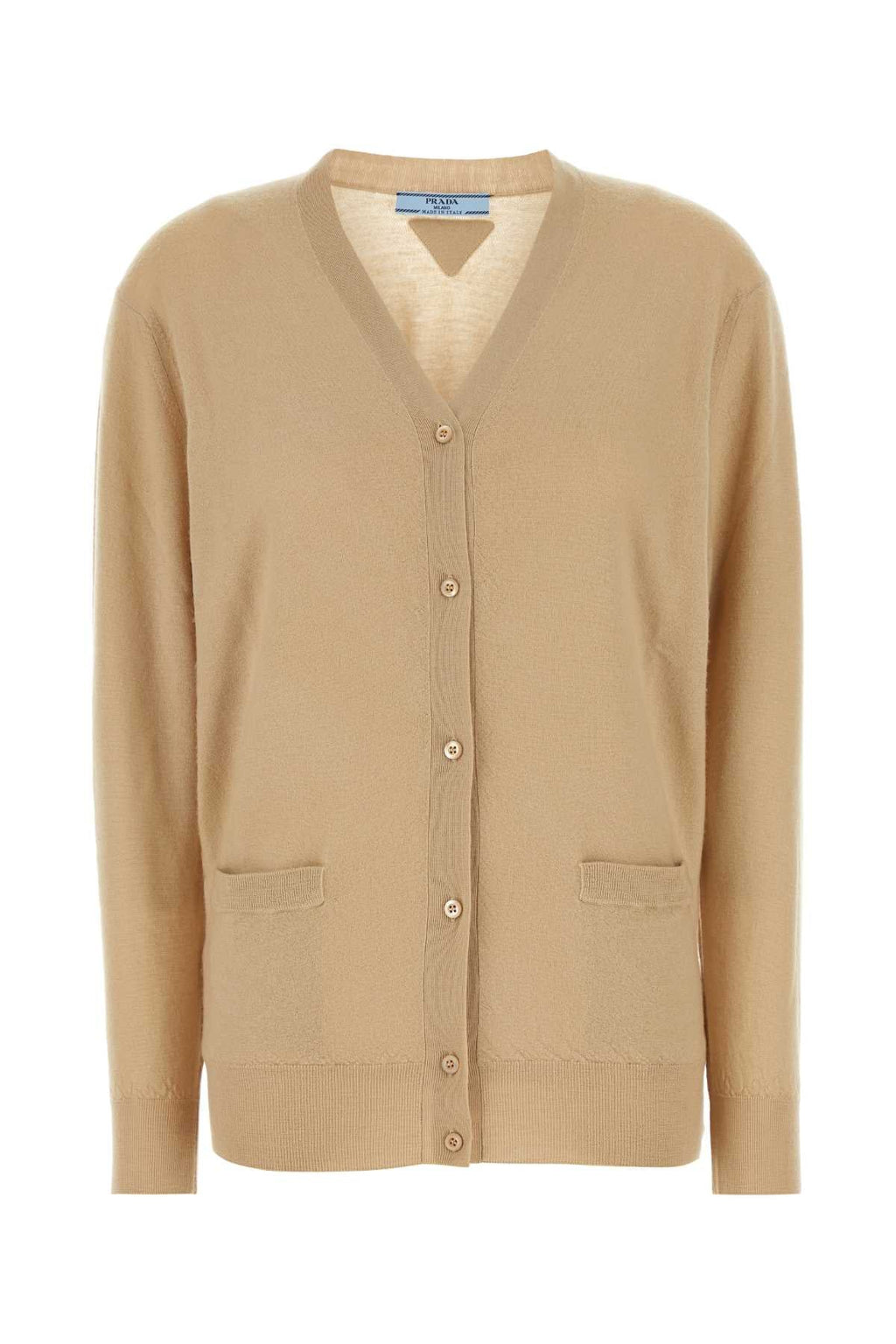 Prada Women Beige Cashmere Cardigan