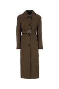 Jil Sander Women Embroidered Wool Blend Coat