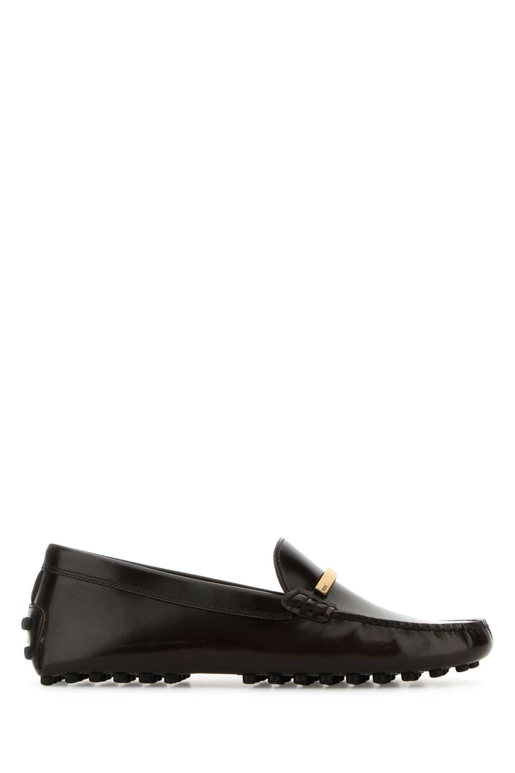Tod's Women Brown Leather Loafers