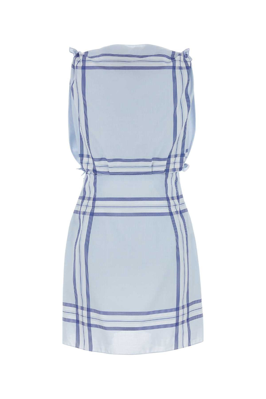 Prada Women Embroidered Cotton Mini Dres
