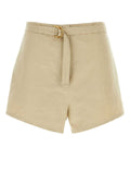Prada Women Beige Cotton Blend Shorts