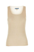 Prada Women Sand Cotton Tank Top