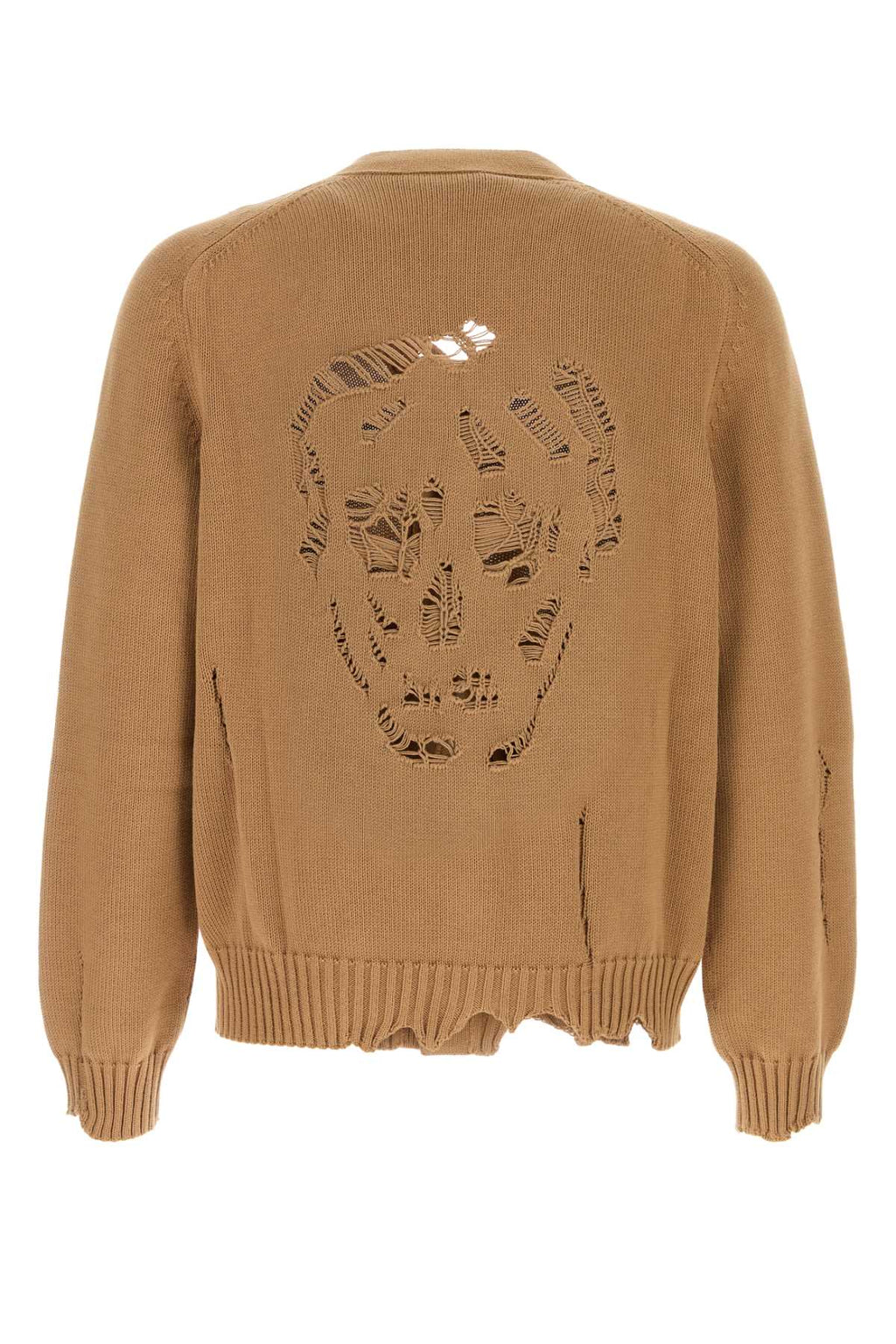 Alexander Mcqueen Men Biscuit Cotton Cardigan