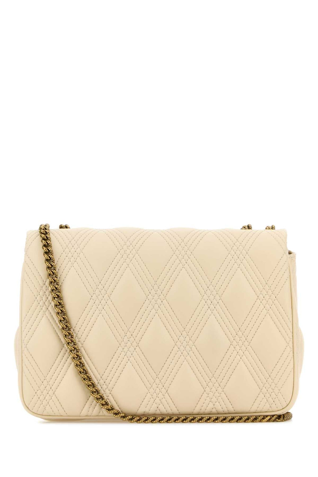 Valentino Garavani Women Ivory Nappa Leather Large Quiltie 67 Shoulder Bag